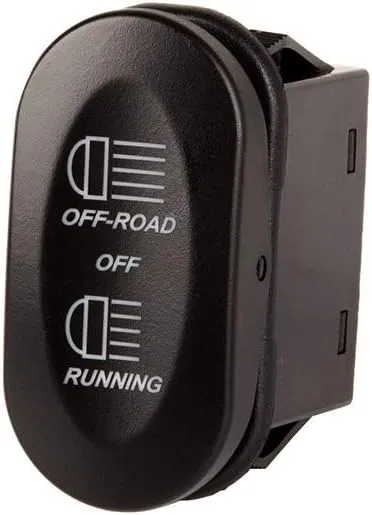 Rugged Ridge Rocker Switch | Thermoplastic Olefin (TPO), Black | 17235.11 | Fits zNONE