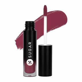 S.UGAR Mousse Muse Maskproof Lip Cream | Creamy Mousse Lipstick | Lasts 24  Hours | Waterproof & Smudgeproof | 5ml- 04 Water Lillies