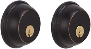 Schlage Aged Bronze Zinc Double Cylinder Deadbolt