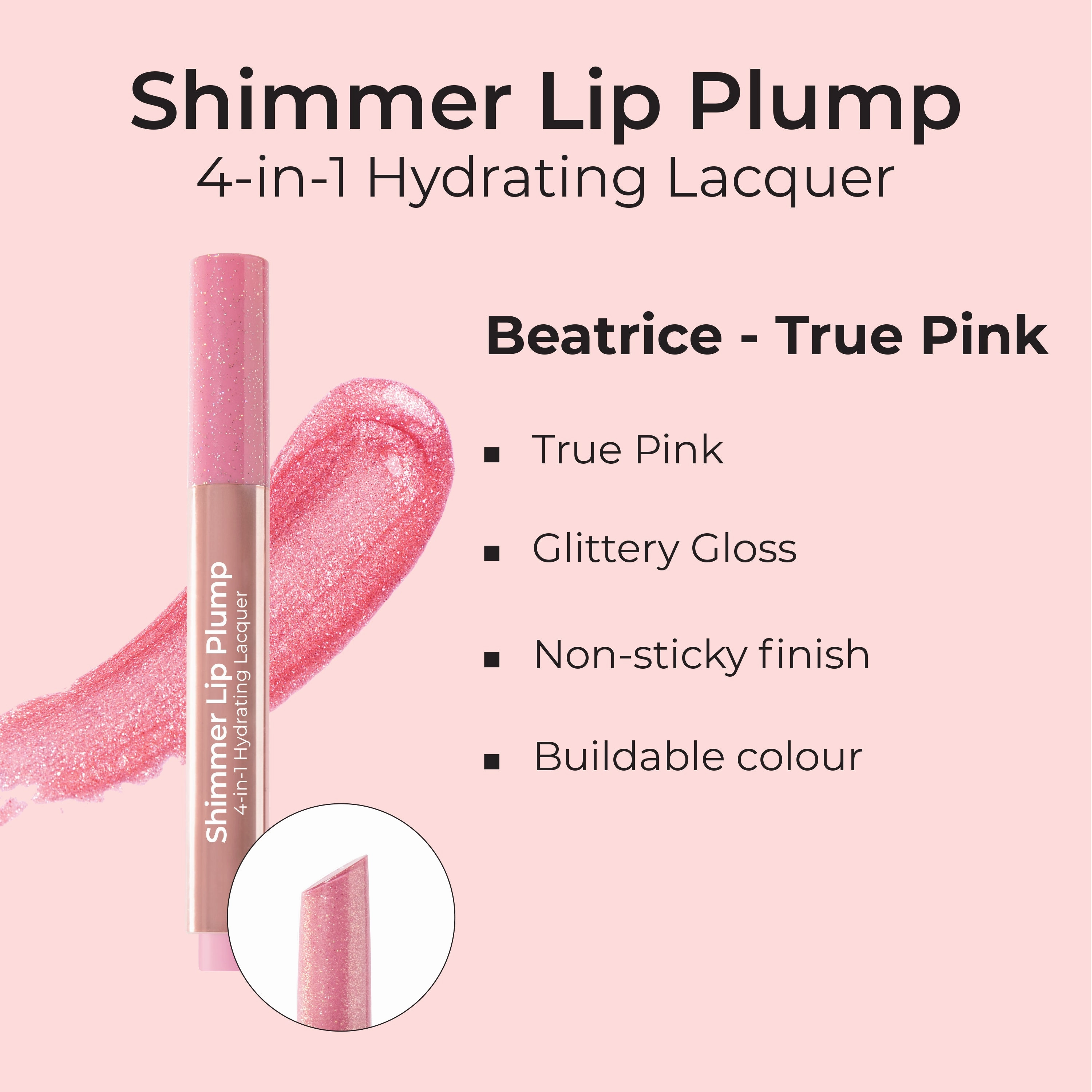 Shimmer Lip Plump 4-in-1 Hydrating Lacquer