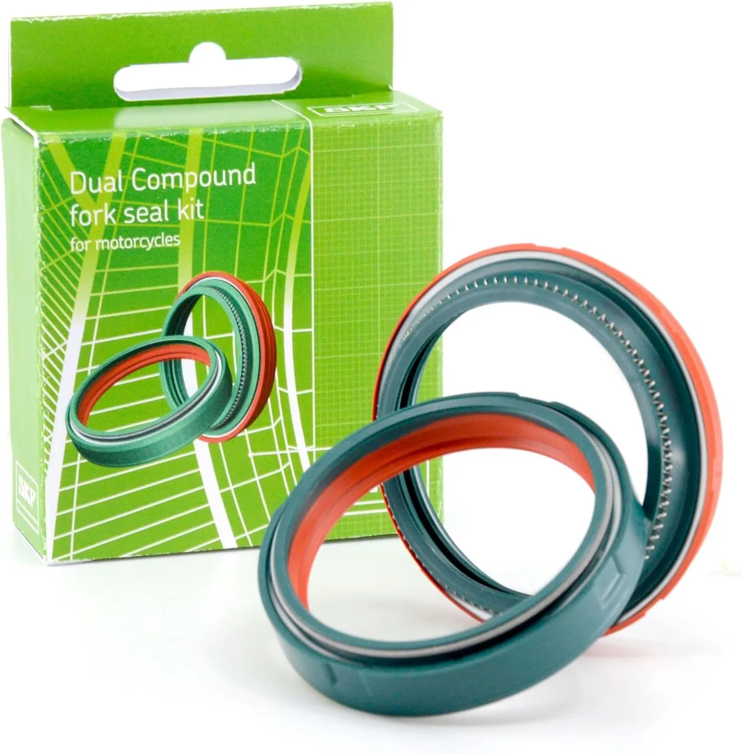 SKF DUAL-48K Dual Compound One Seal and Wiper Fork Seal Kit 48mm KYB