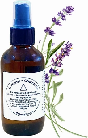 Skincare - PH Balancing Facial Toner with Blend of Essential Oils Including Witch Hazel, Tea Tree, Lavender and Chamomile, Cruelty-Free & Vegan – Pack of 1, 4 oz