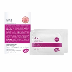 skyn ICELAND Plumping Lip Gels: 10-Minute Plumping Gel Patch, 4 Lip Gels