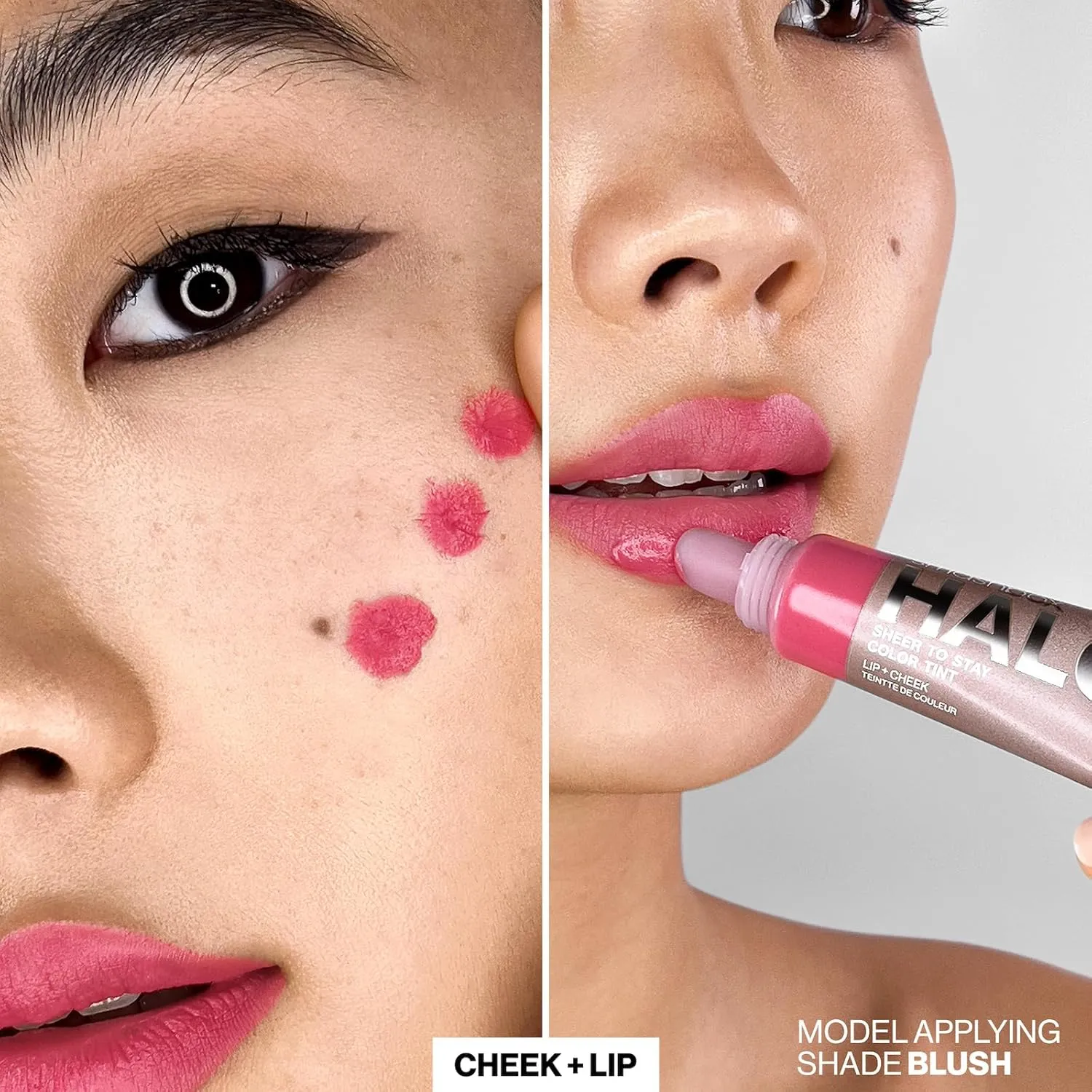 Smashbox Halo Sheer To Stay Cream Cheek   Lip Tint | Sheer-to-Medium Coverage   Matte, 0.34 fl. oz.