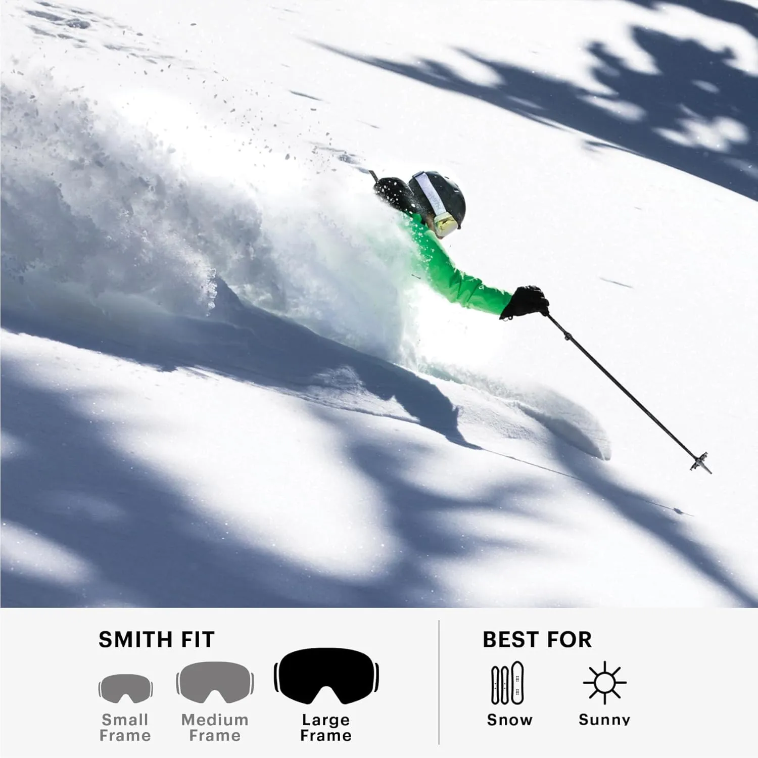 SMITH I/O MAG XL Goggles with ChromaPop Lens – Performance Snowsports Goggles for Skiing & Snowboarding – for Men & Women