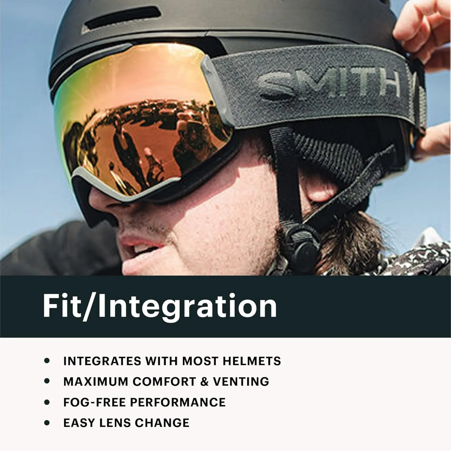 SMITH I/O MAG XL Goggles with ChromaPop Lens – Performance Snowsports Goggles for Skiing & Snowboarding – for Men & Women