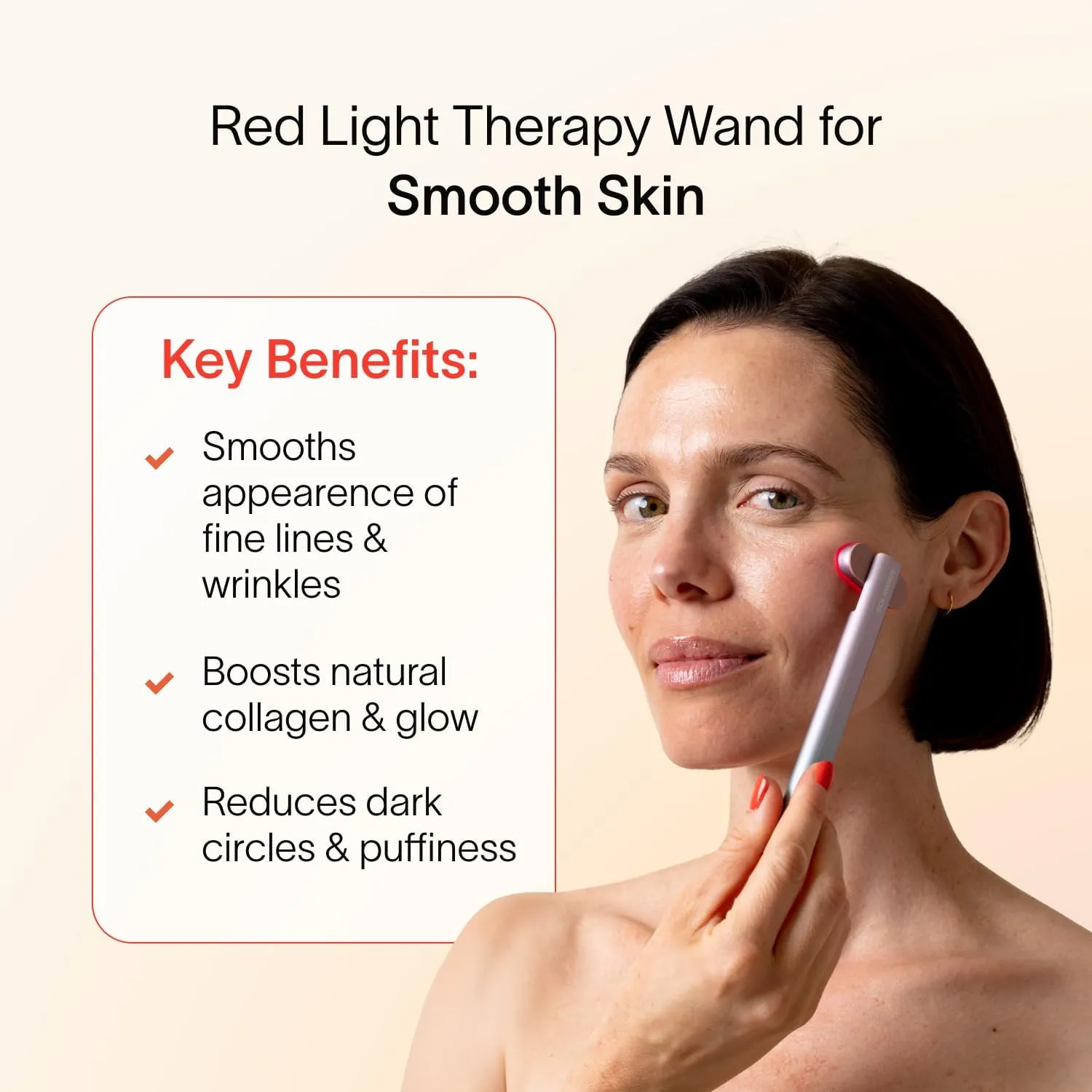 Solawave 4-in-1 Radiant Renewal Red Light Therapy Wand & Renew Complex Activation Serum | Beauty Device for Face & Neck | Serum Boosts Anti-Aging Effects, Reduces Wrinkles, Dark Circles & Puffiness