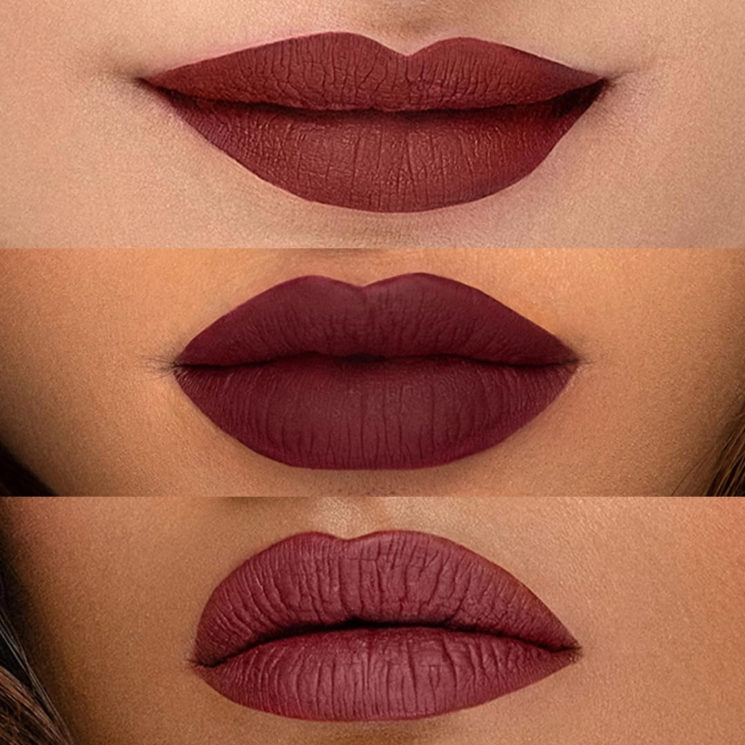 SUGAR Cosmetics Smudge Me Not Liquid Lipstick25 Very Mulberry (Deep Berry) Intensely Pigmented Liquid Matte Finish, Longwearing Formula, Smudgeproof