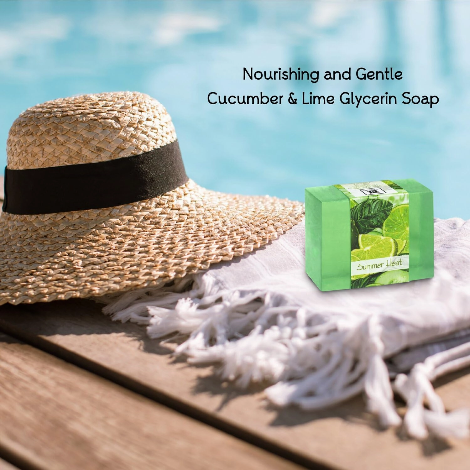 Summer Safari Gift Set – Includes Summer Heat Soap, Safari at Dusk Body Lotion, Vanilla Cream Lip Polish & Peppermint Lip Balm – Luxury Bath & Body Kit for Women & Men – Ready-to-Gift Spa Box