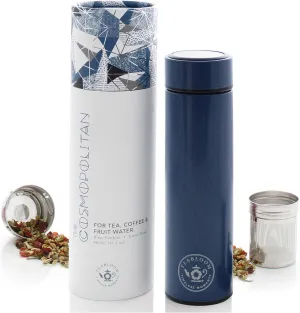 Teabloom - The ORIGINAL All-Brew Travel Tumbler & Thermos | OPRAH’s Favorite | 16oz/480ml Insulated Water Bottle/Tea Flask/Cold Brew Coffee Mug