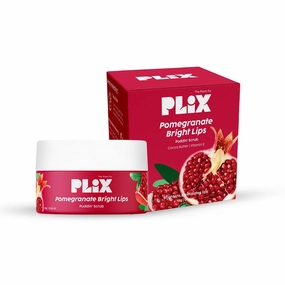 THE PLANT FIX Pomegranate Bright Lips Scrub | For Dry & Chapped Lips | Reduces Darkening & Pigmentation | Brightens & Exfoliates | Cocoa Butter & Vitamin E | 15 Gms