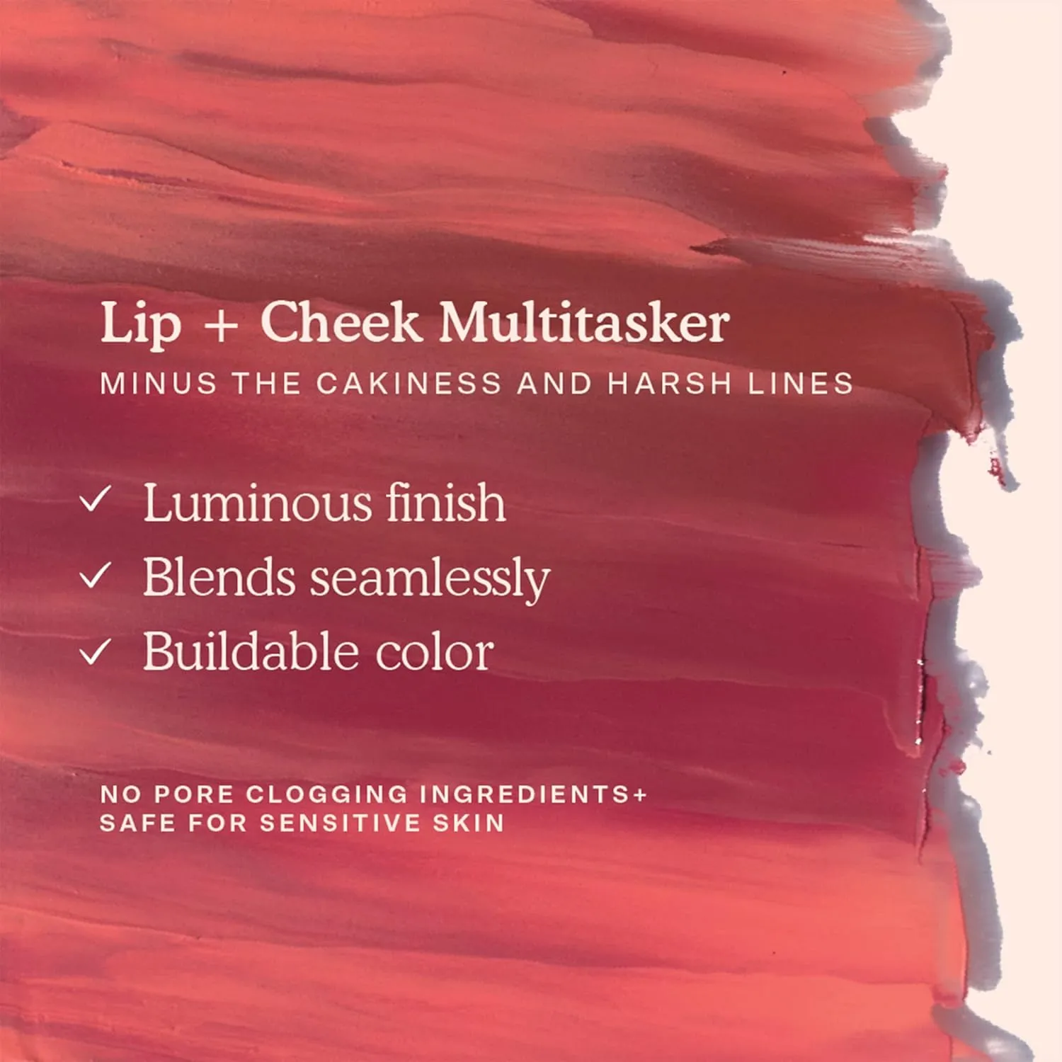 Tower 28 Beauty BeachPlease Cream Blush for Cheeks and Lips - Multi-Purpose Lip and Cheek Tint in Orange Blush - for Sensitive Skin – Color GOLDEN HOUR, Luminous Finish