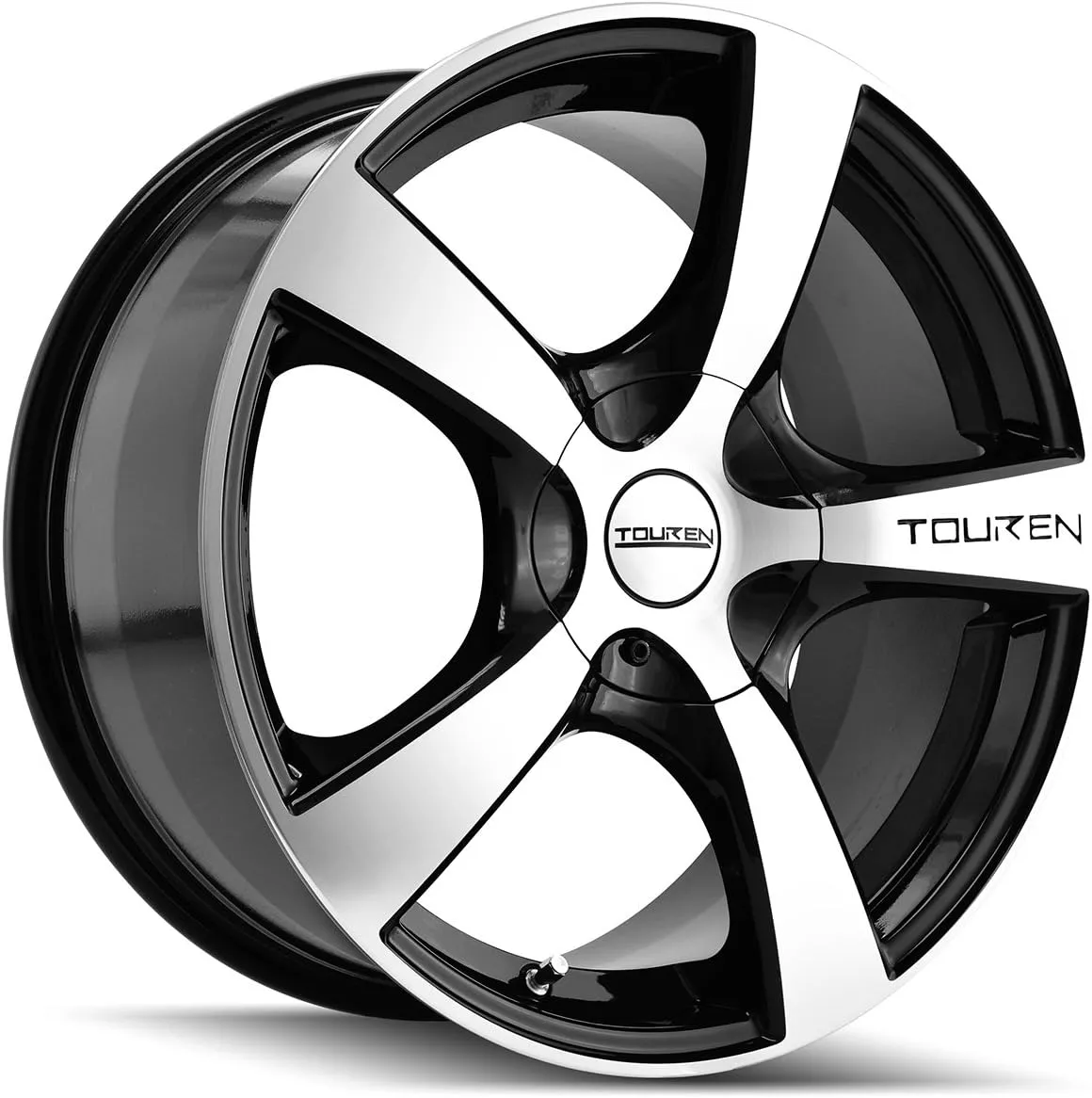 TR9 17x7, Bolt Pattern: 5x110/115, Offset: 42, BLACK/MACHINED FACE/MACHINED LIP, set of 1