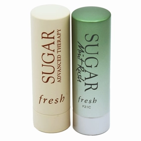 Travel Size Sugar Lip Balm Set: Advanced Therapy Treatment and Mint Rush Freshing Lip Treatment