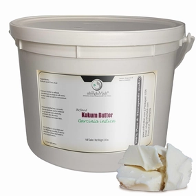 uh*Roh*Muh Premium Refined Kokum Butter-Perfect Ingredient for Skin Care & Hair Care Products Ideal for Skin Moisturizer,Body Butter,Lip Balm,Lotion,Cream,DIY Candle Half Gallon(Net:1.6kg/3.5lb)