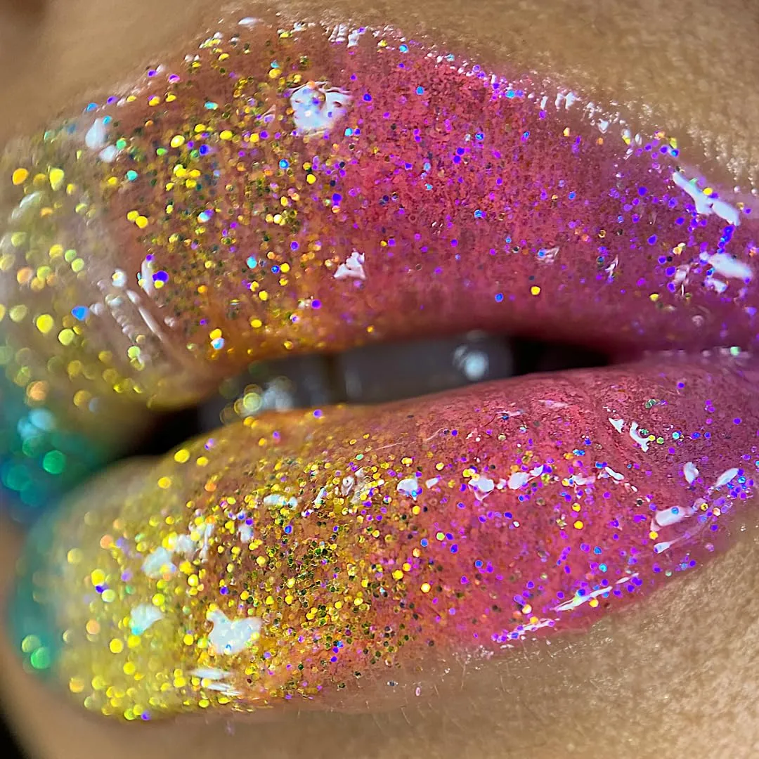 UNICORN SNOT Glitter Lip Gloss - Sparkly Lip Shine - Stocking Stuffers for Women, Gifts for Teen Girls - Vegan & Cruelty-Free Non-Sticky Formula Gloss Glitter Makeup - Original Set of 3