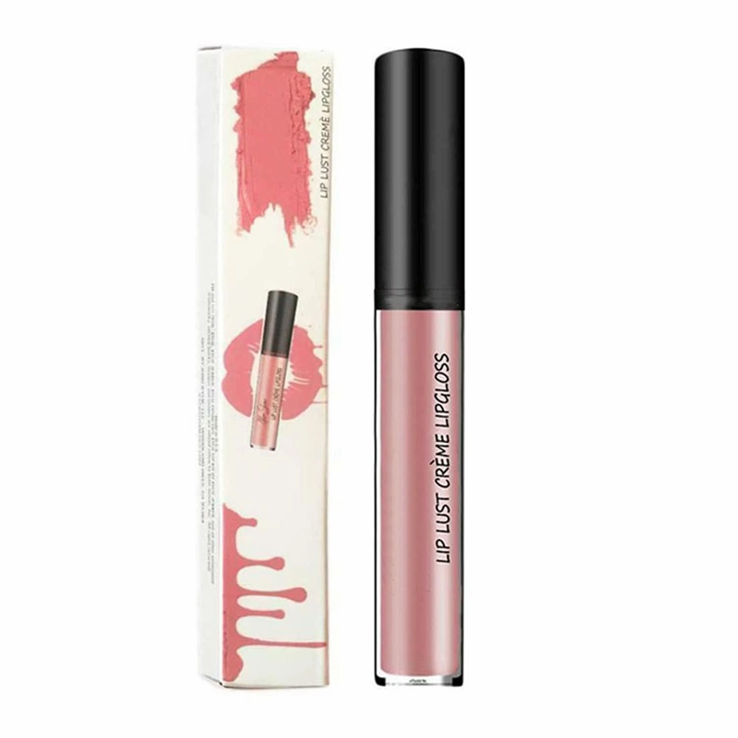 Upgrade 12 Color Cream Lip Gloss, Long-Lasting Moisturizing Velvet Lip Lipstick, Non-Stick to Cup, Non-Fading, Waterproof, Hydrating Lip Tint Natural Jelly Lipstick (012#, 6 ML)