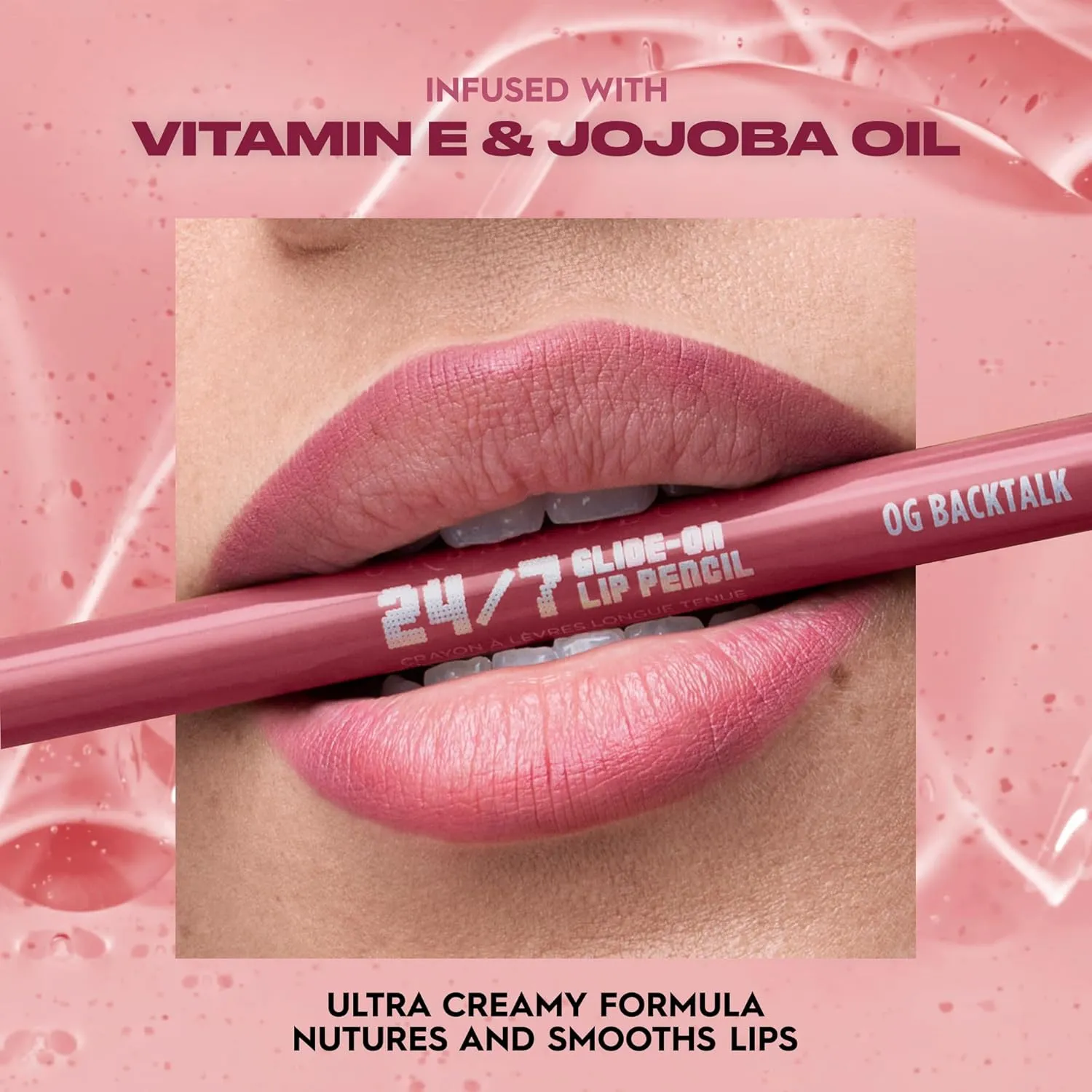 Urban Decay 24/7 Glide-On Waterproof Lip Pencil, Smudge-Proof, Longwearing Lip Liner, Smooth & Creamy Colors, Moisturizing Formula with Vitamin E, Prevents Lip Color from Feathering - 0.04 oz