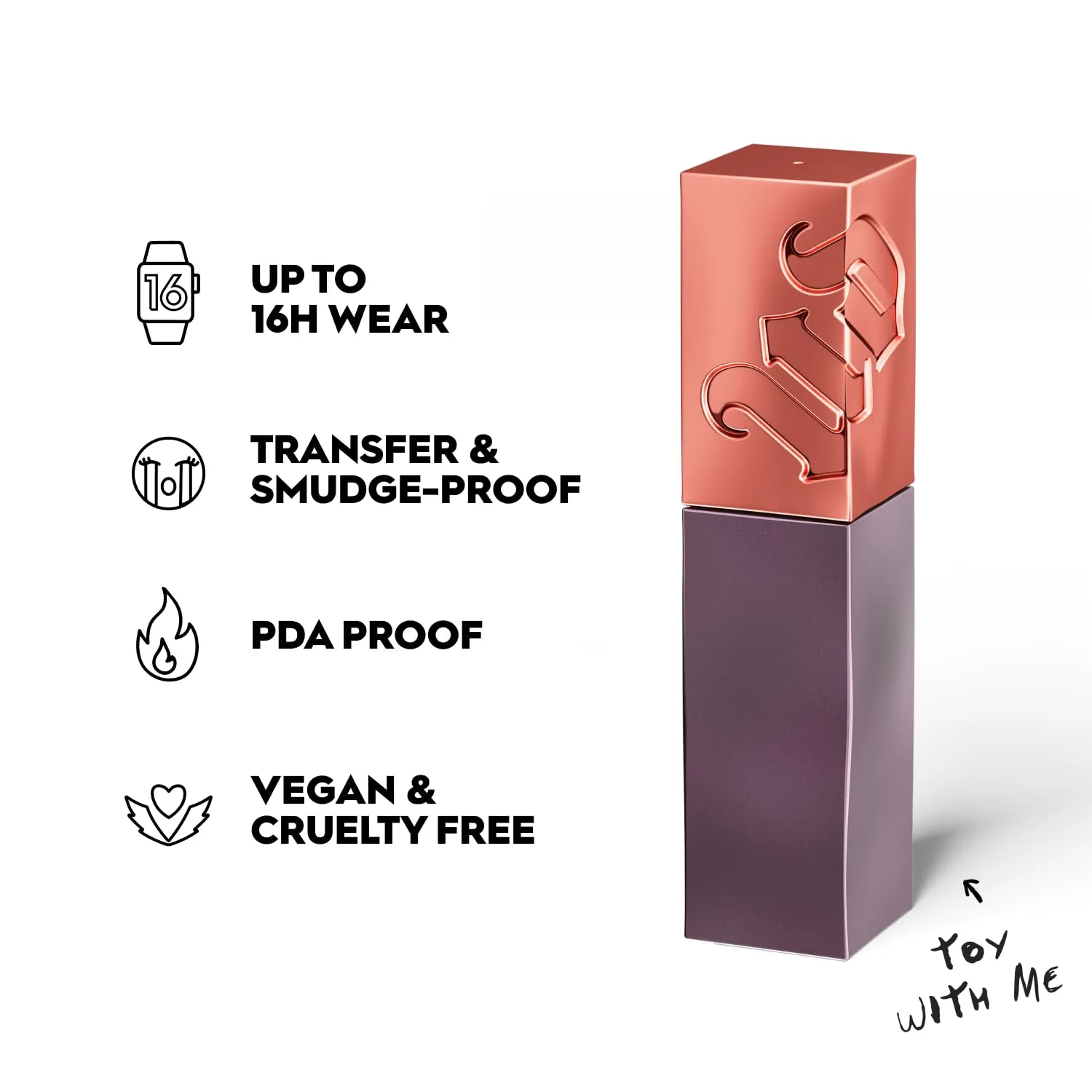 Urban Decay Vice Lip Bond Glossy Longwear Liquid Lipstick, Transfer-proof, Smudge-proof, Up to 16HR Wear, Hydrating Lip Color, Instant Shine, Vegan, Cruelty-free - 0.14 fl oz