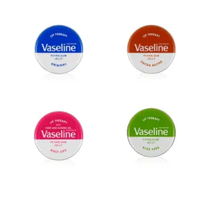 Vaseline Therapy Lip Balm, Aloe Vera 0.6 oz (Pack of 4)