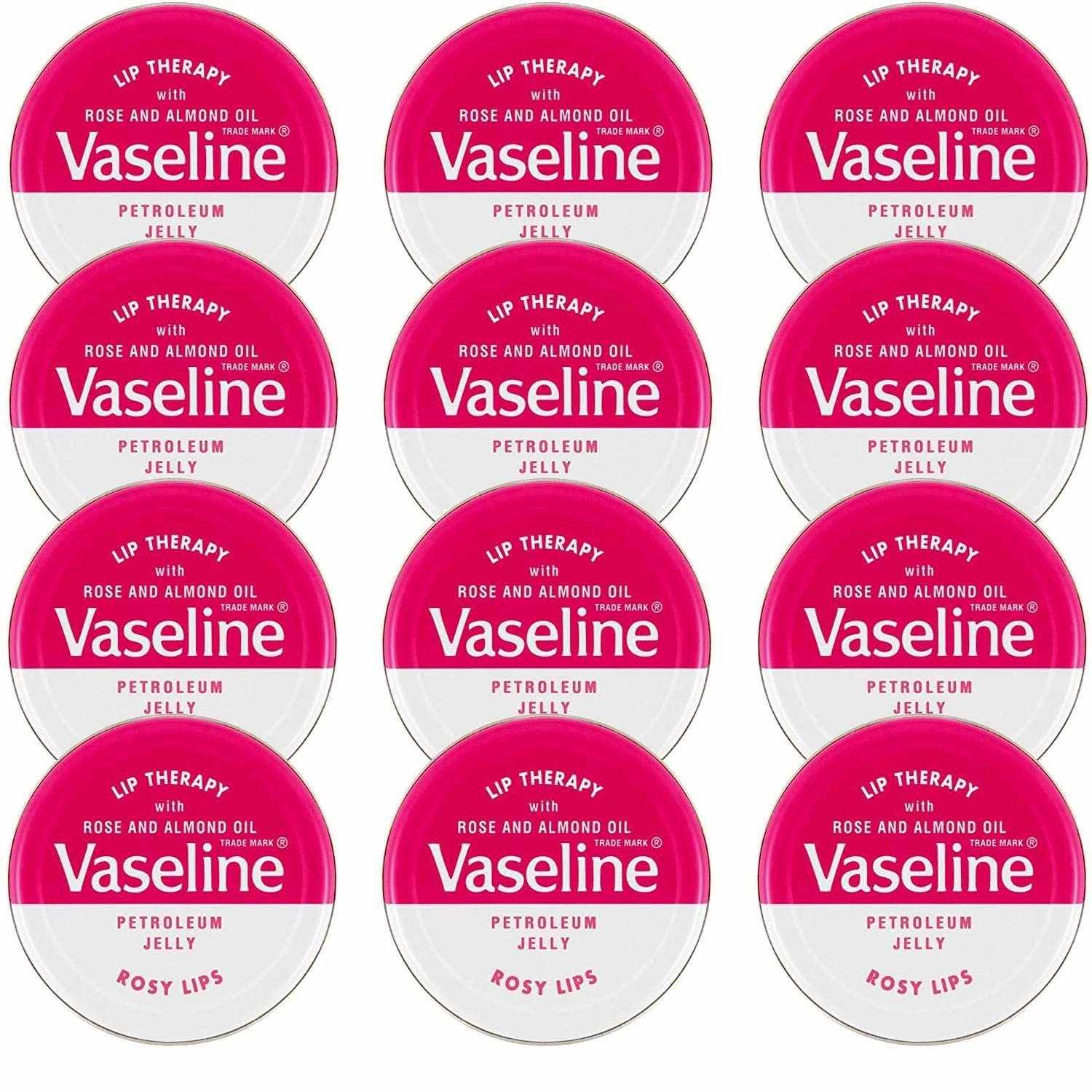Vaseline Lip Balm 20g/0.705oz (12x20g/0.705, Rosy Lips)