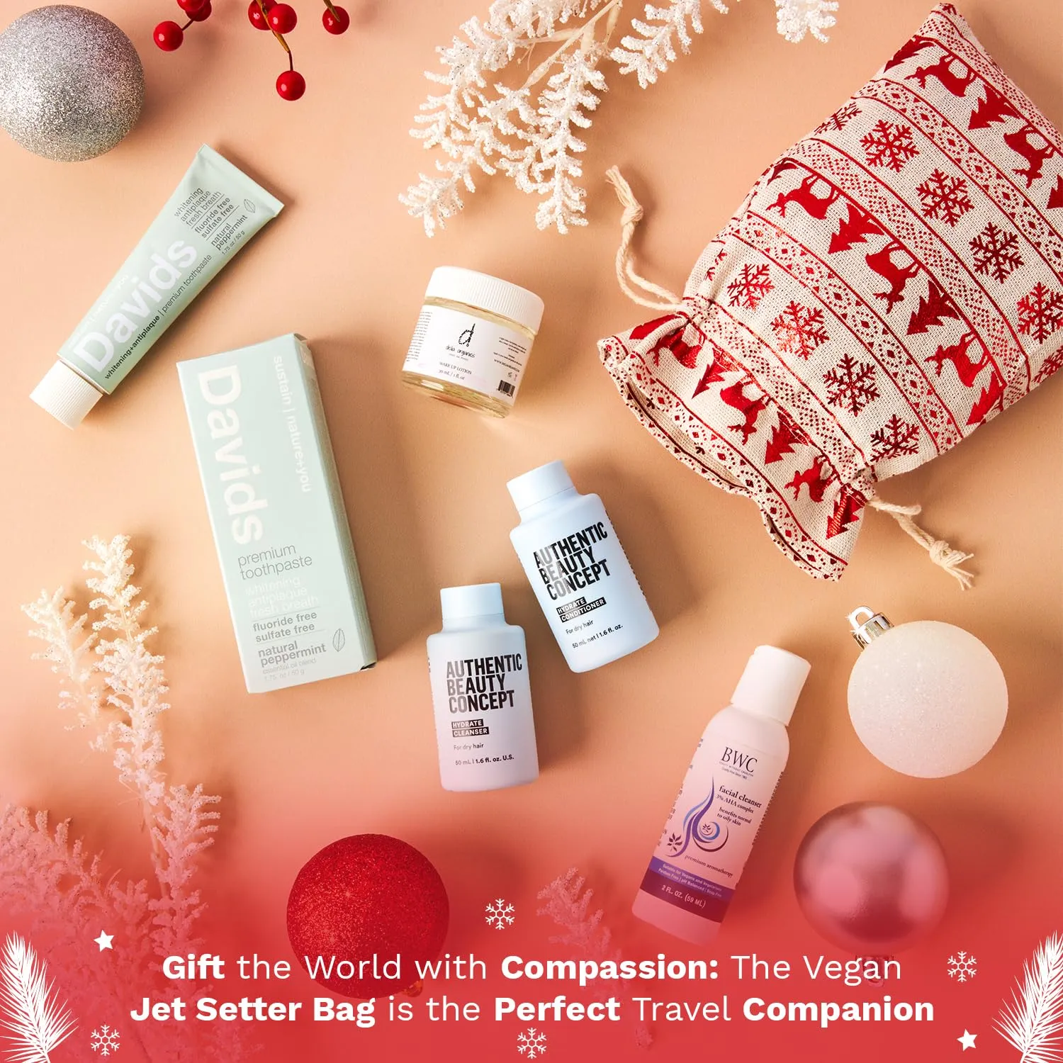 VEGANCUTS Complete Skin Rescue Self-Care Set – Face Sunscreen, Watermelon Hydro-Gel Eye Pads, Grapefruit Lip Balm, Scalp Treatment, Freeze Tag Ice Roller, Black Cherry Mist | Holiday Gift Jet