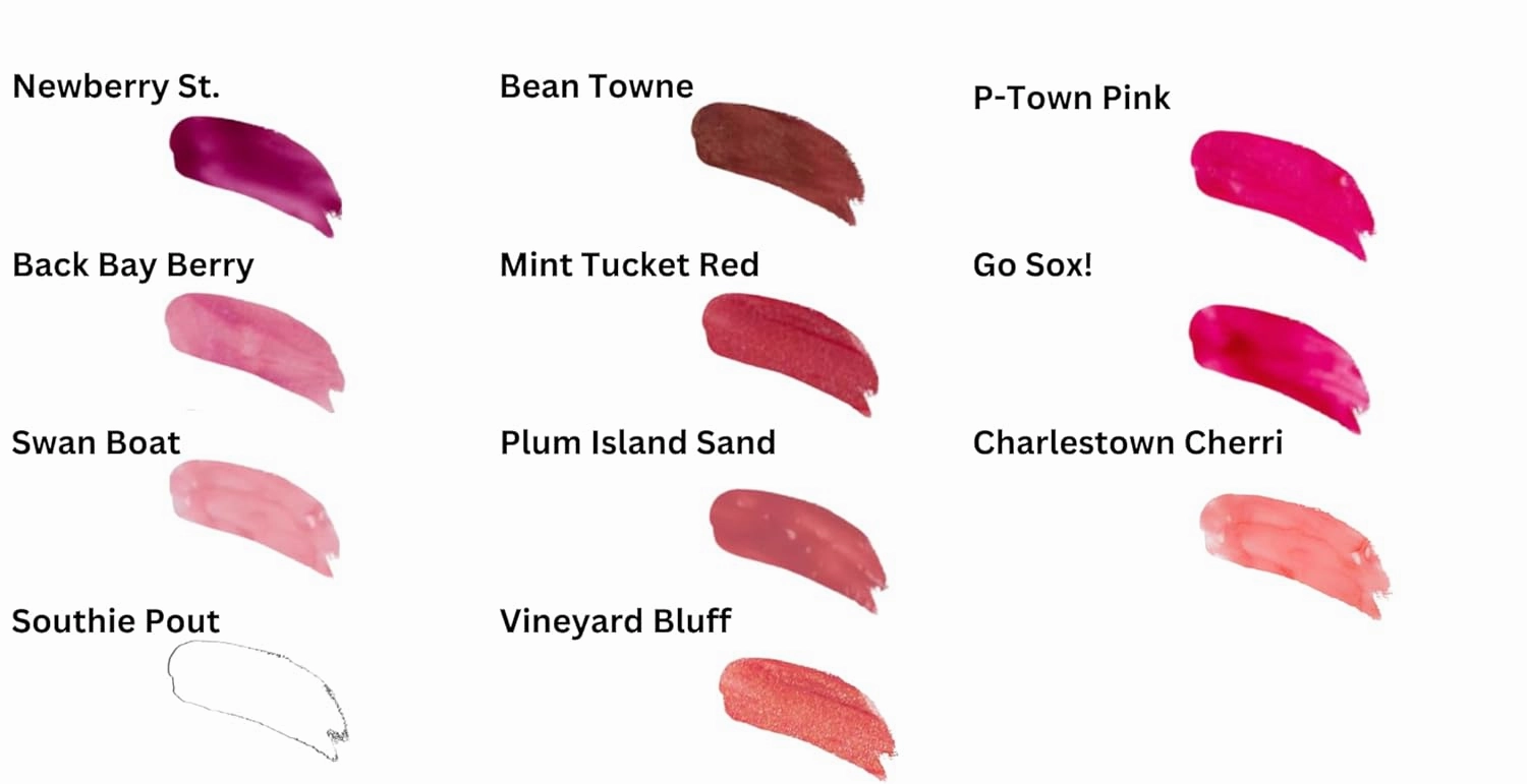 Vineyard Bluff Lip Gloss (.25oz) -Vegan, gluten-free, cruelty-free formula with Aloe, Vitamins C & E, and a refreshing hint of spearmint extract for soft and hydrated lips.