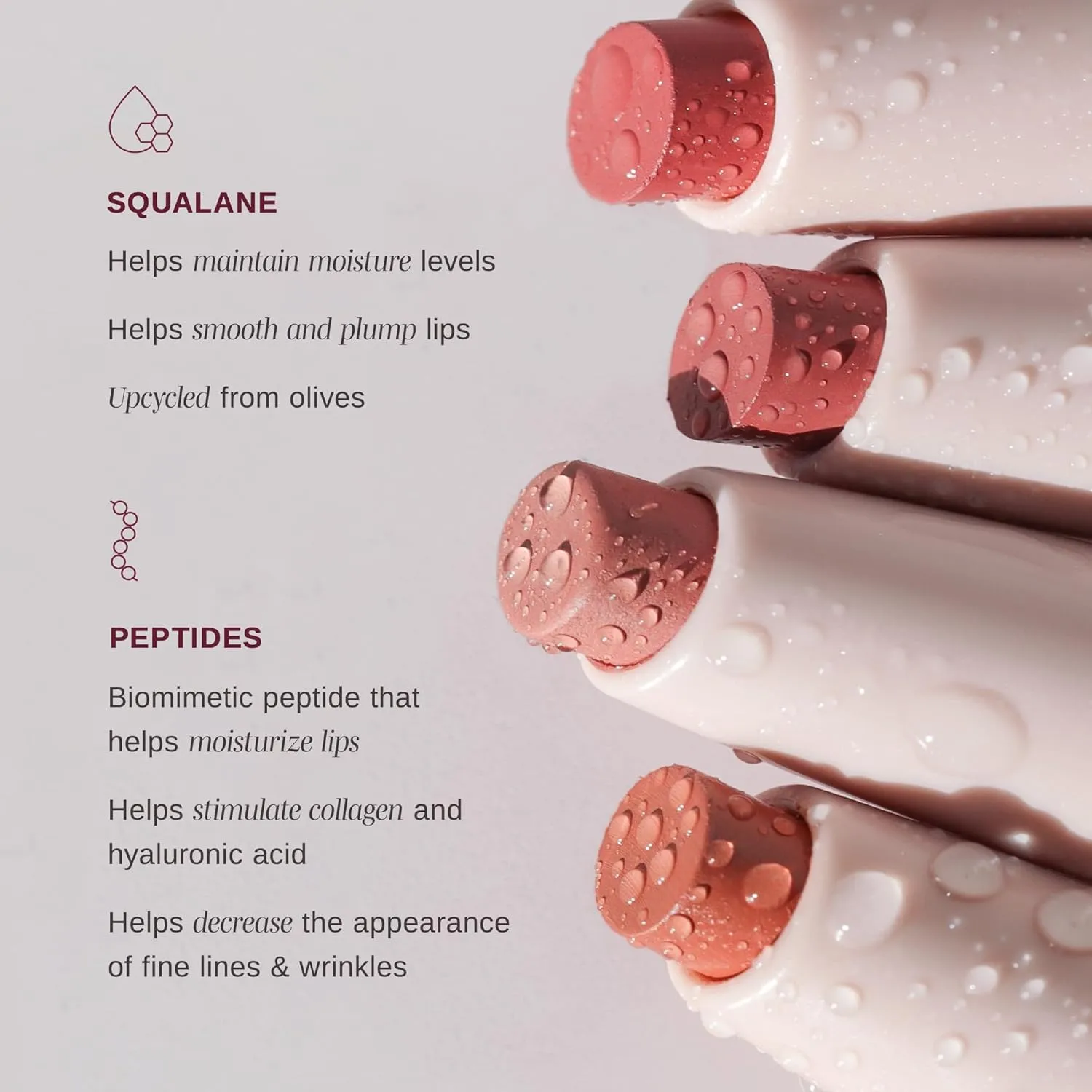 Wander Beauty Lipsetter Dual Cream Lipstick   Lip Liner - Bohemian Blush - Ultra-Smooth, Hydrating Lipstick and Nude Pink Lip Liner with a Soft Matte Finish - Made with Squalane & Peptides (1 Count)