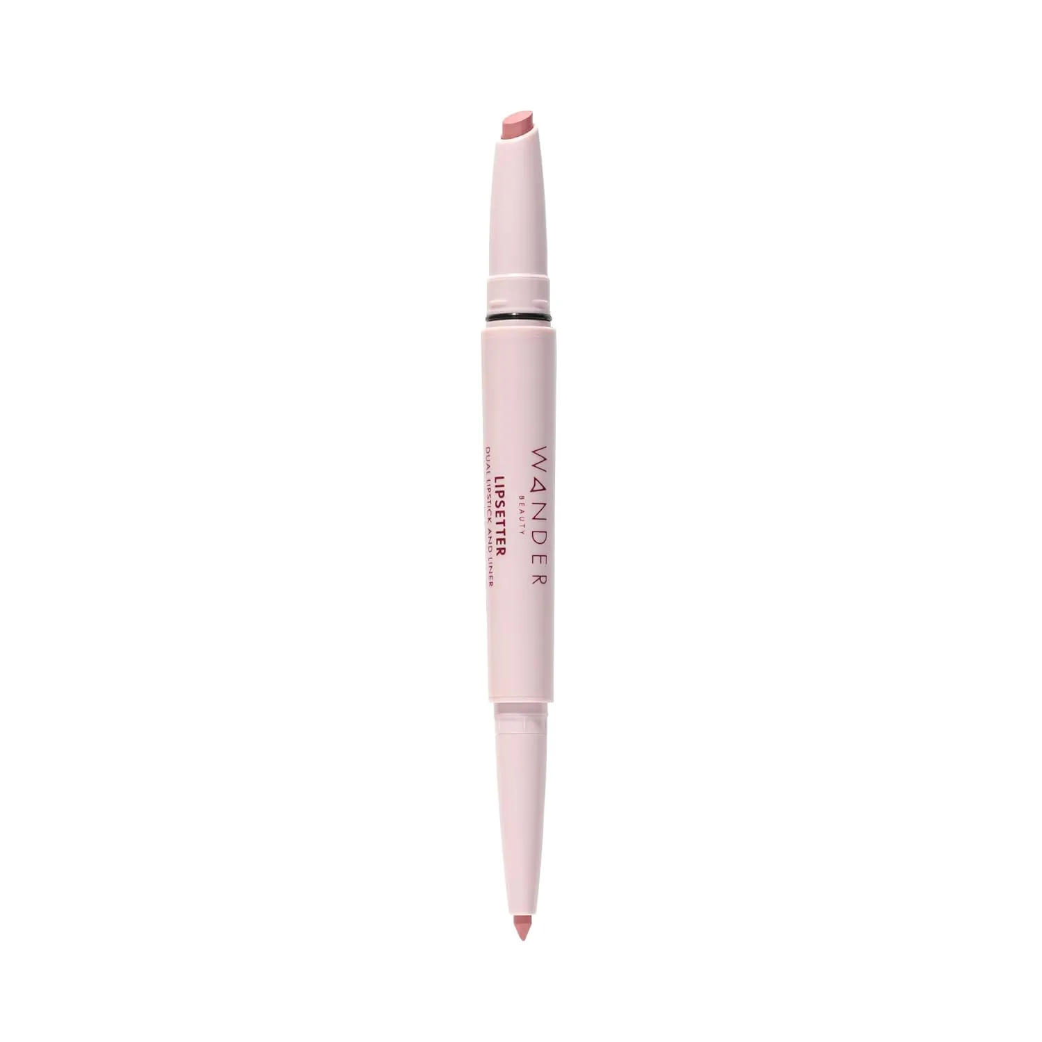 Wander Beauty Lipsetter Dual Cream Lipstick   Lip Liner - Bohemian Blush - Ultra-Smooth, Hydrating Lipstick and Nude Pink Lip Liner with a Soft Matte Finish - Made with Squalane & Peptides (1 Count)
