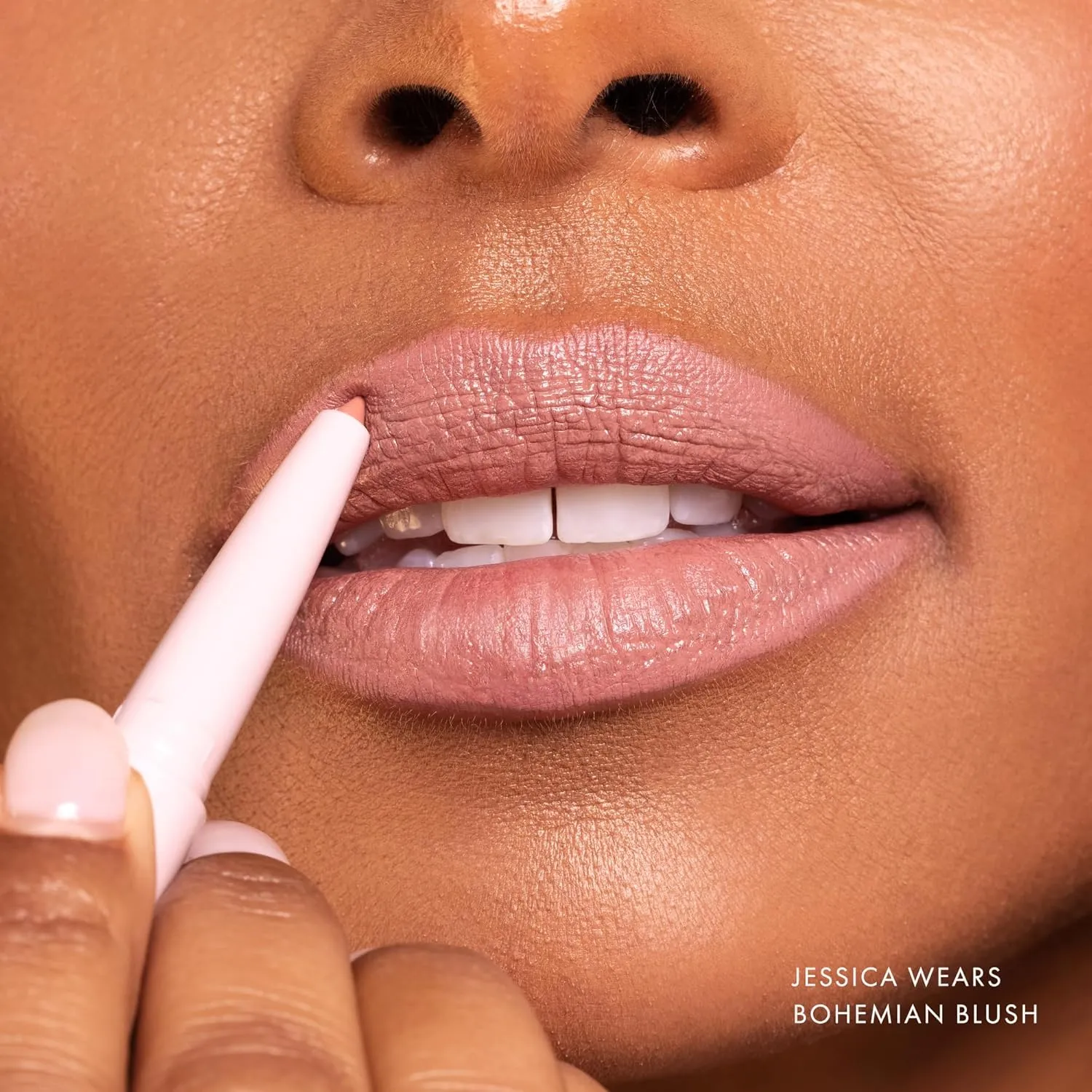 Wander Beauty Lipsetter Dual Cream Lipstick   Lip Liner - Bohemian Blush - Ultra-Smooth, Hydrating Lipstick and Nude Pink Lip Liner with a Soft Matte Finish - Made with Squalane & Peptides (1 Count)