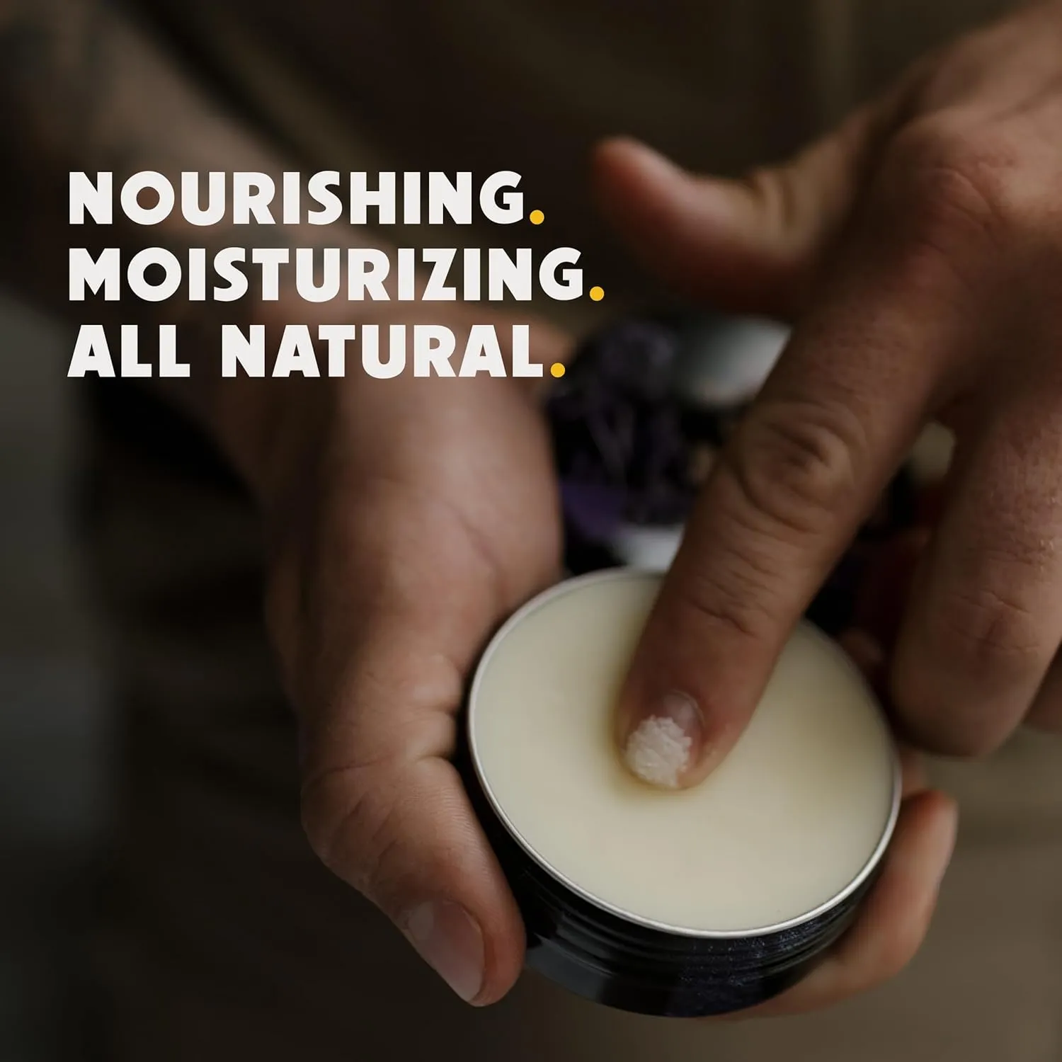 WARLORD Beard Balm for Men – Scented Premium Beard and Scruff Cream & Beard Balm Butter for Facial Hair Hydration, Shaping, Styling, & Itch Relief – Southern Tobacco