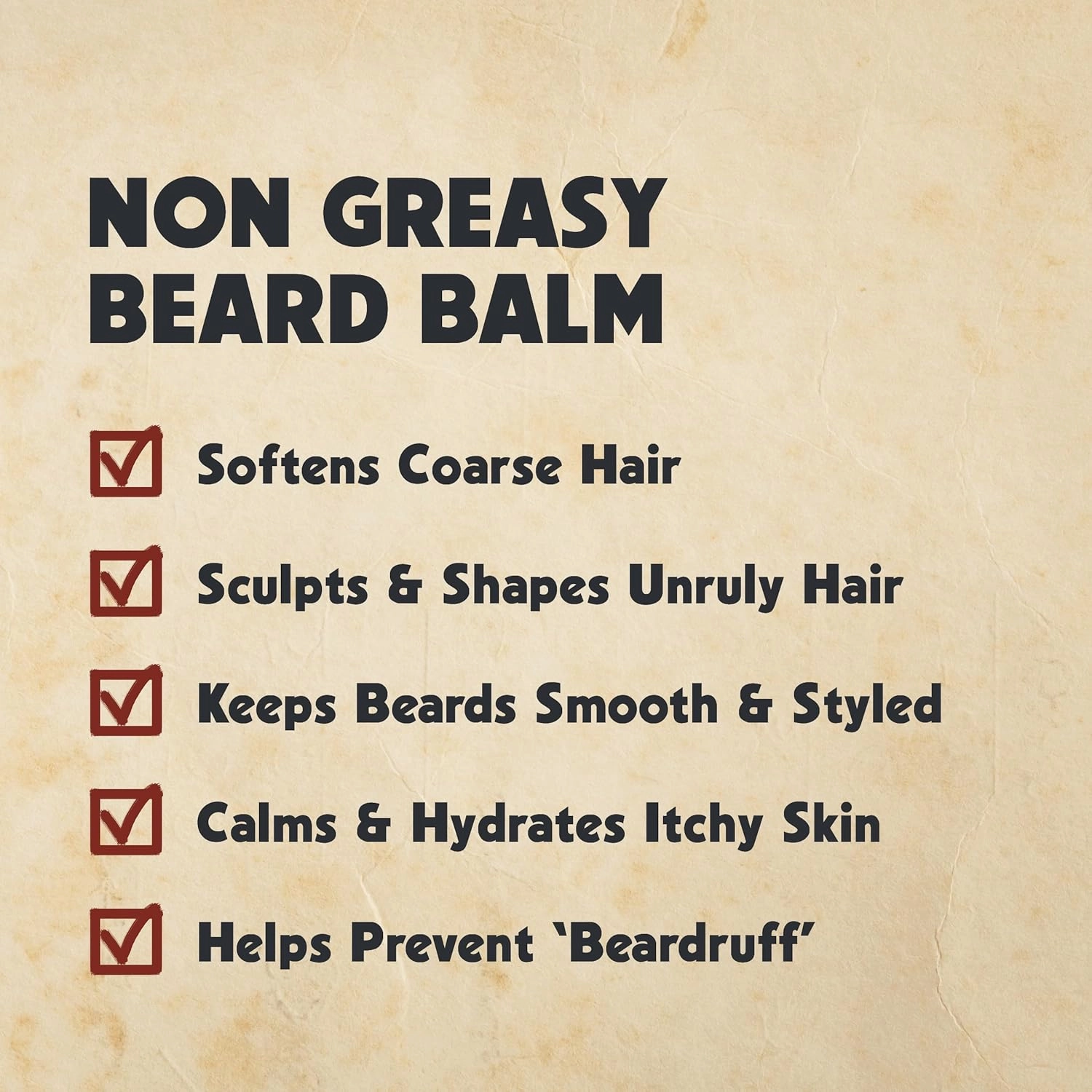 WARLORD Beard Balm for Men – Scented Premium Beard and Scruff Cream & Beard Balm Butter for Facial Hair Hydration, Shaping, Styling, & Itch Relief – Dark 30