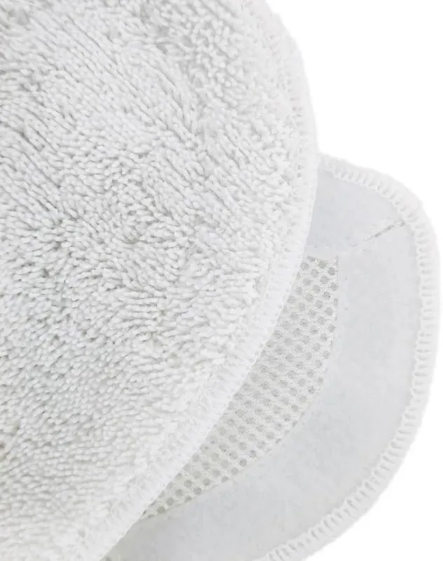 Washable Mop Cloth Microfibre Mop Rags Spare Parts, Compatible for Polti, Compatible for Vaporetto PAEU0332 Steam Vacuum Cleaner Replacement Accessories(16pcs)