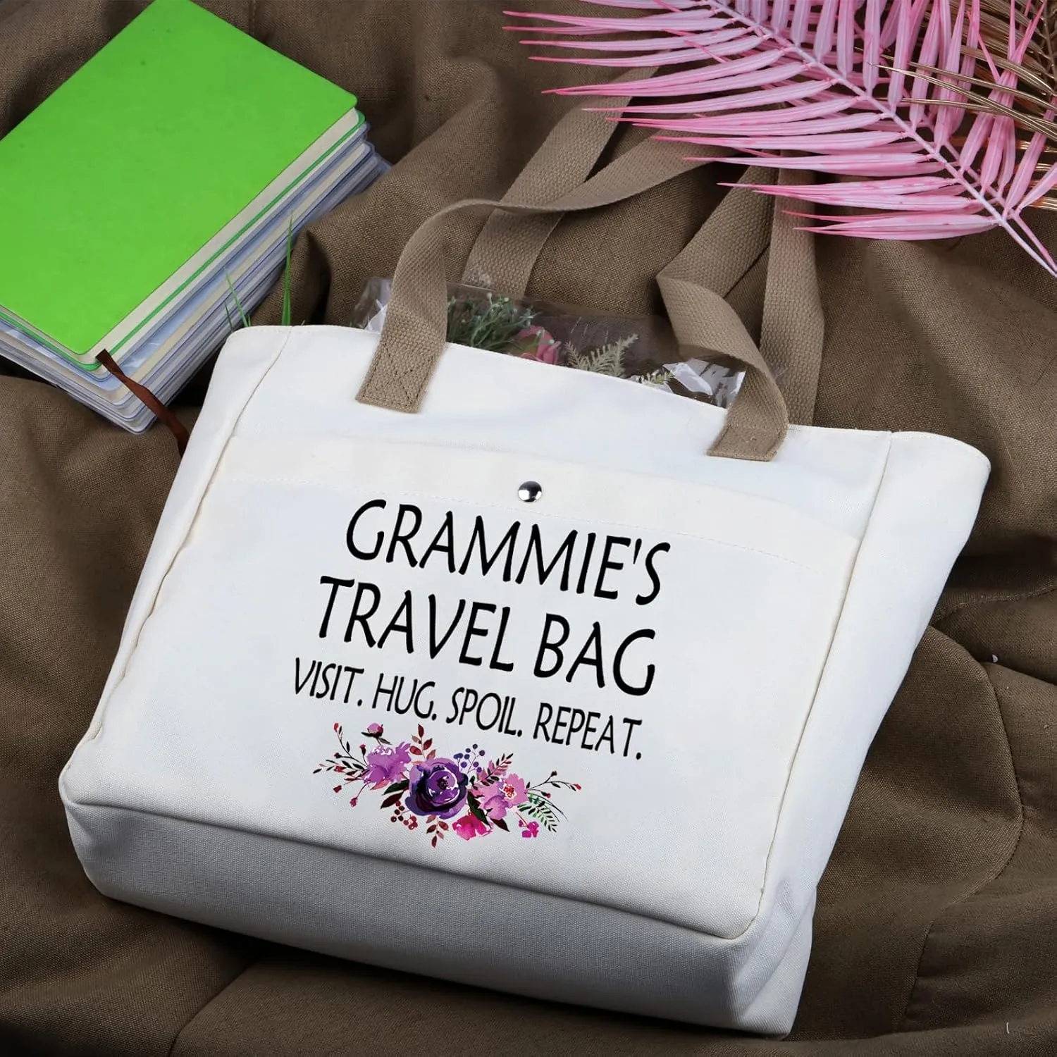 WCGXKO Mother’s Day Gift Grandma Birthday Gift Mother’s Day Merchandise Tote Bag Travel Bag For Grandma