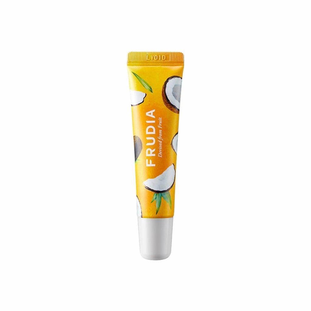 WELCOS FRUDIA Coconut Honey Salve Lip Cream - Korean Lip Balm for Men & Women | Lip Plumper Organic Lip Balm Tubes for Lip Care | Lip Repair for Dry Cracked Lips w/Coconut & Shea Butter (0.33 Fl oz)