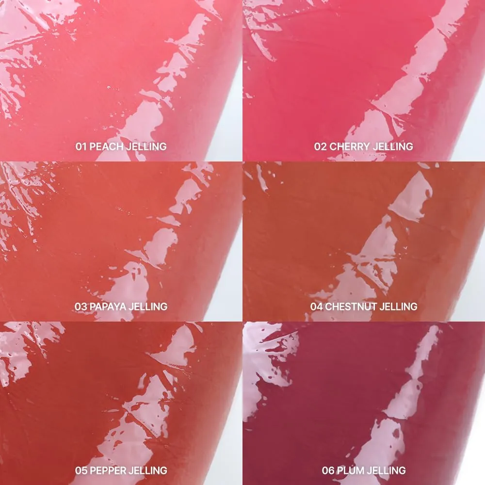 YNM Heart Jelling Tint (04 CHESTNUT JELLING, 0.09 oz) Silicone Lip Brush Included, K-Beauty, Non-Sticky, Moisturizing, Smudge-Proof, Korean Lip Tint, Long-Lasting, Vivid Color