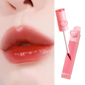 YNM Heart Jelling Tint (05 PEPPER JELLING, 0.09 oz) Silicone Lip Brush Included, K-Beauty, Non-Sticky, Moisturizing, Smudge-Proof, Korean Lip Tint, Long-Lasting, Vivid Color