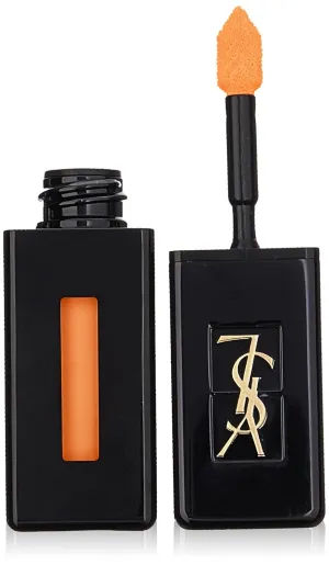 Yves Saint Laurent Vernis A Levres Vinyl Cream Lip Stain, 408 Corail Neo-pop, 0.18 Ounce
