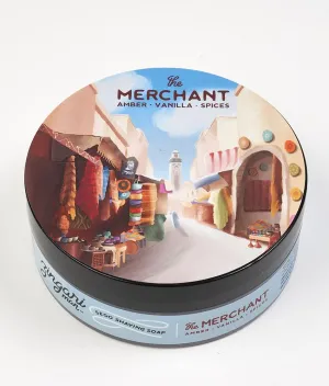 Zingari Man - The Merchant Shave Soap - Smooth Glide Grooming Accessories for Men - Super Strength No Bump Cream and Skin Tight Lotion for the Sophisticated Young or Old Man - 5oz Jar
